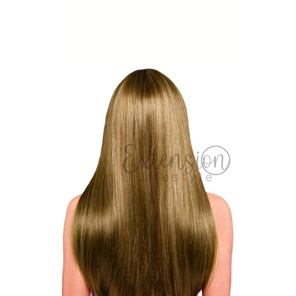 Fascia biadesiva classic - 4 fasce da 16 cm, single drawn, 100% capelli veri - 78