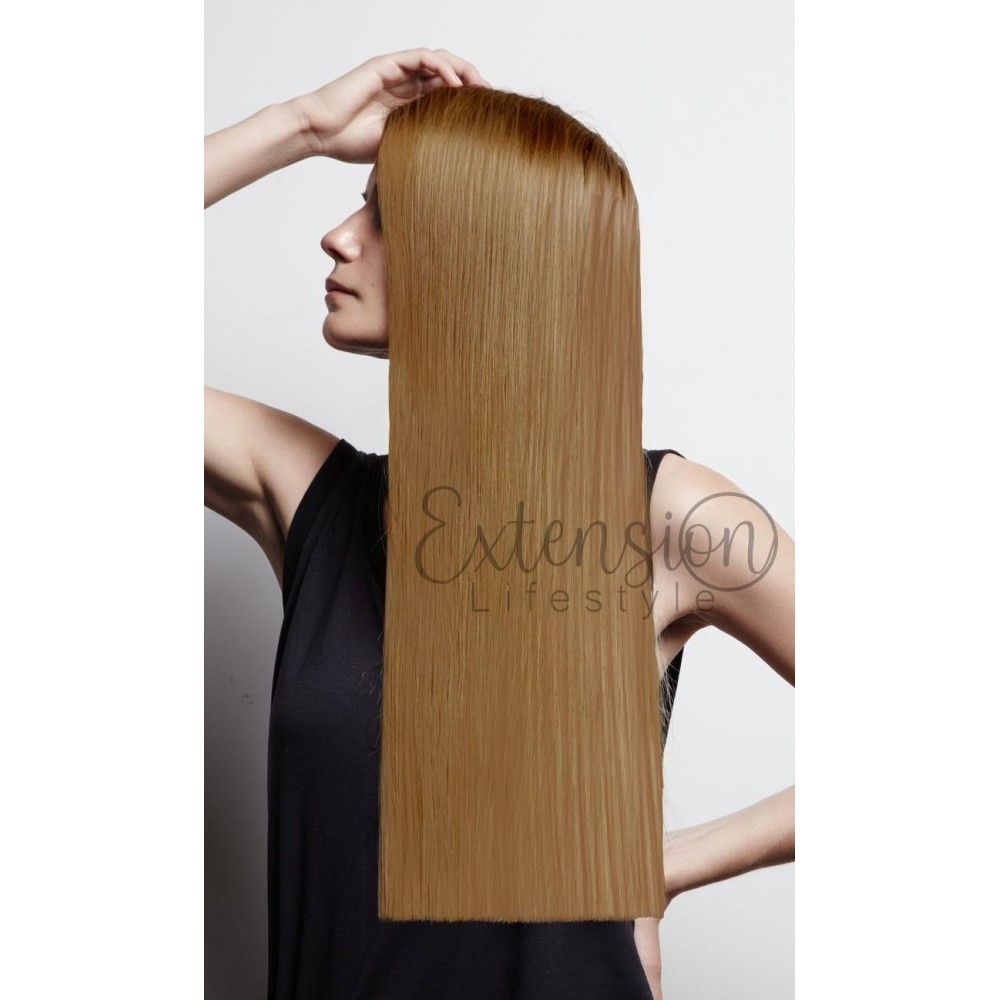 Fascia biadesiva classic - 4 fasce da 16 cm, single drawn, 100% capelli veri - 78