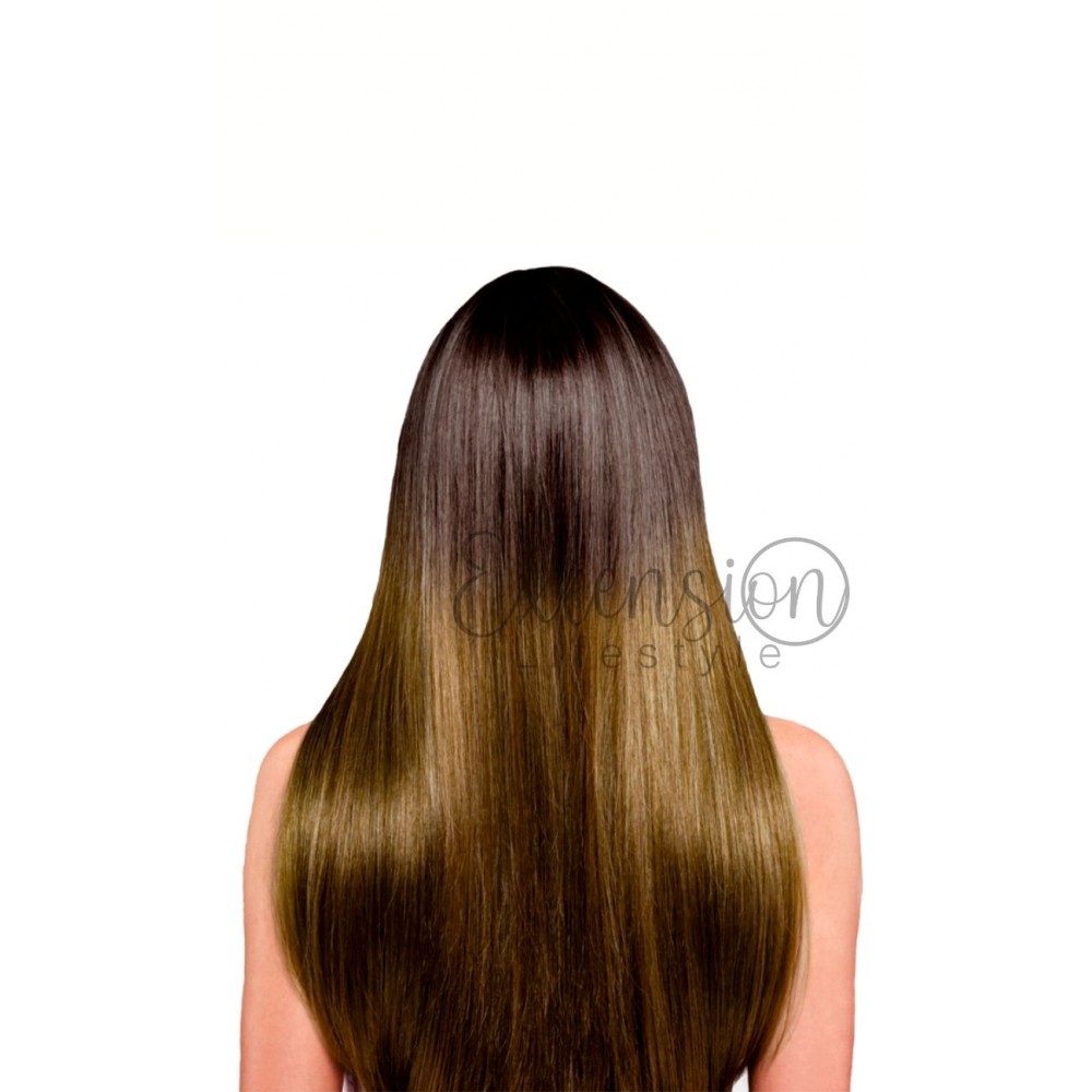 Fascia biadesiva classic - 4 fasce da 16 cm, single drawn, 100% capelli veri - 78