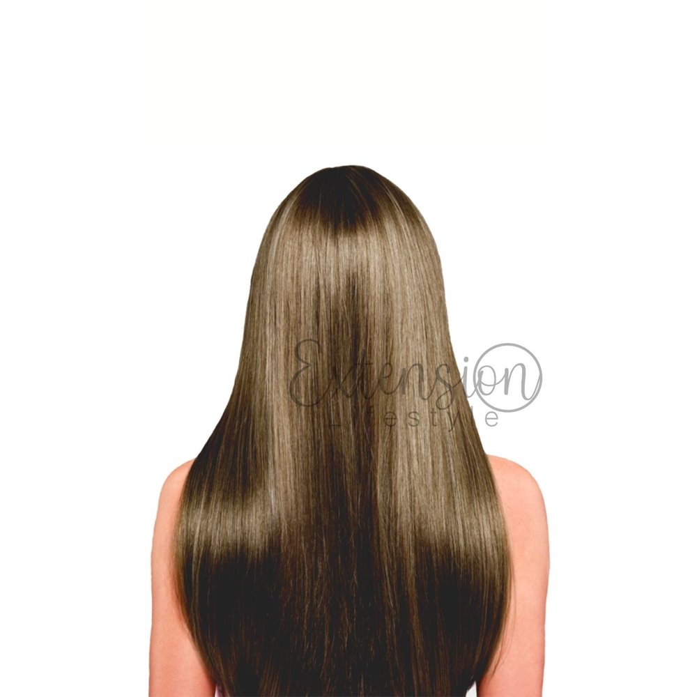 Biadesive invisibili - 40 fasce da 4 cm, double drawn, 100% capelli veri, su ordinazione - 1