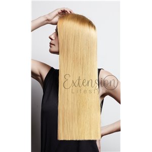 Biadesive invisibili - 40 fasce da 4 cm, double drawn, 100% capelli veri, su ordinazione - 12