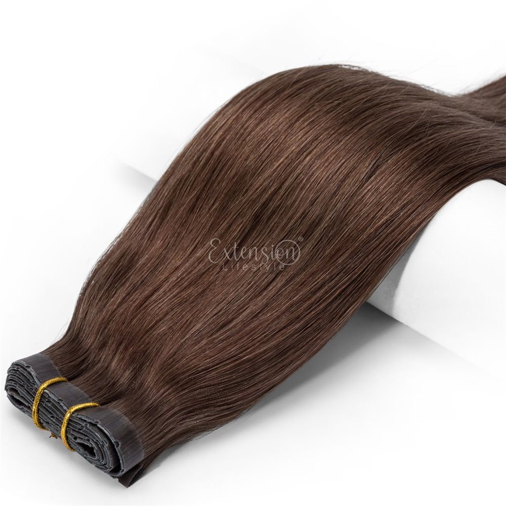 Doppia fascia microring - larga 80 cm da 100 g, double drawn, 100% capelli veri - 14