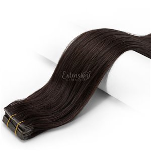 Biadesive invisibili - 20 fasce da 4 cm, double drawn, 100% capelli veri - 2