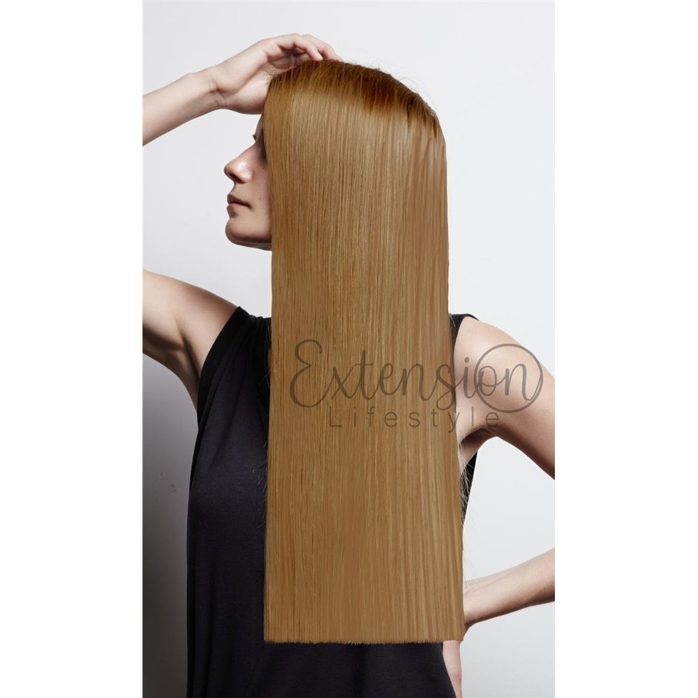 Fascia biadesiva invisibile - larga 80 cm da 100 g, double drawn, 100% capelli veri, su ordinazione - 1